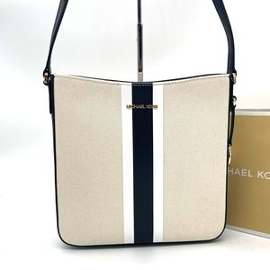 Michael Kors Large Messenger Crossbody Bag Black